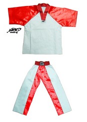 BU-004 - Stock Design Uniform/White and Red